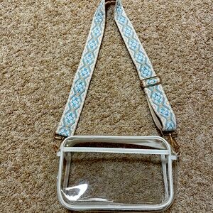 Like new Clear Crossbody Bag Stadium Approved, Clear Purse For Women